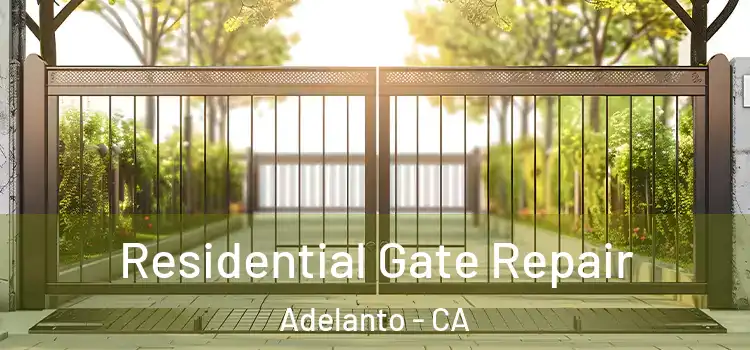 Residential Gate Repair Adelanto - CA